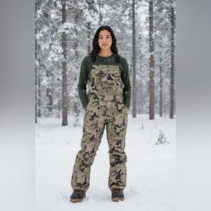 Burton Camouflage Snow-bibs Patterned Apparel